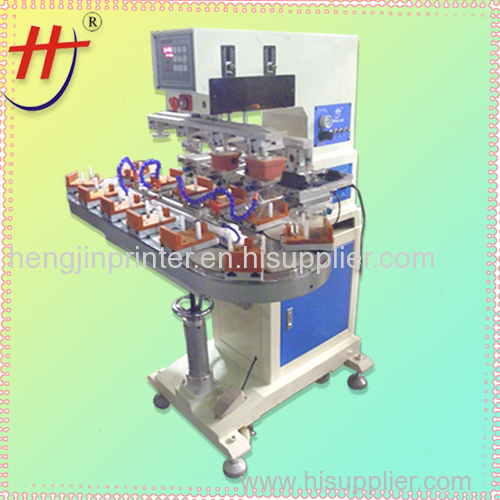precision pad printing machine 4 color with conveyorautomatic pad printing machine