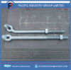 hot forged straight 3/4&quot; thimbleye bolt with regular square nut HDG