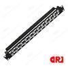 Black 110 Type Patch Panel , Dust - proof 24 port Rj45 Rack Mount Patch Panel