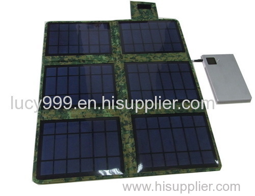 high quality sunpower high efficiency durable portable folding solar laptop charger