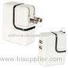white 110-240V AC super lower 5v 2100ma universal usb power adapter for ipad
