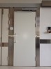 single open automatic swing hermetic doors with stainless steel door frame