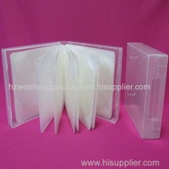 Plastic cd bags with insert paper