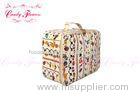 Colorful Fashion Personalized Makeup Bags , train case makeup bag