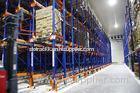Pallet / Radio Shuttle Racking System For Forklift Trucks , Warehouse Storage Racks
