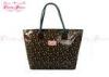 Black Canvas Small Floral Handbags large womens tote bags OEM