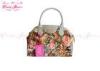 Big Size Summer Floral Printed Handbags / Beautiful Womens Hand bags