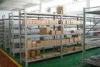 Logistic cental steel racking systems Multi Level 100KG per layer capacity with wood board