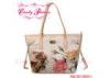 Fashionable big size Digital Printed Bags Eco Friendly flower Handbags