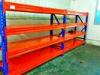 Blue / Orange Cold Rolled Heavy Duty Pallet Racking With Long Span