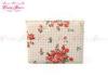 Floral canvas Portable Cosmetic Mirror For bedroom , bathroom