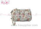 Summer small coin pouch flower printed cash purse for name card / keys