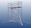 Aluminum scaffolding double width cliimb ladder scaffolding