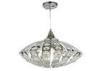 Funky Modern Chandelier Lighting / Contemporary K9 Crystal Pendant Light for Indoor Decoration