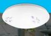 Pure White Acrylic Ceiling Lights / Ceiling Mounted Light With Purple Arabesquitic Pattern