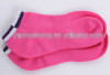 lady lovely pink socks for winter pink full terry sport socks