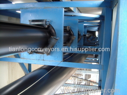 tubular belt conveyor;material handling conveyor