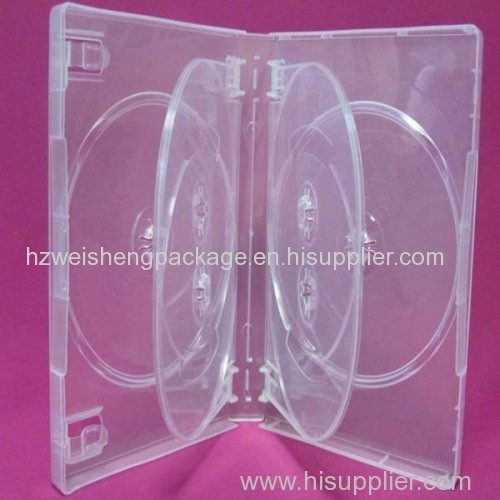 27mm Multi Super Clear 6-DVD Case with 2 Overlap Tays