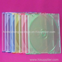 small 5.2mm super clear plastic PS cd case