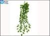 Hanging Green Leaf Artificial Plastic Rattan Ornaments For Home Indoor Decorations