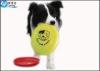 OEM Pets Products Plastic Dog Frisbee , Dedicated Pet Toys Big Dogs Bite Resistant Flying Disc
