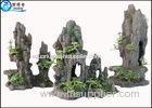 Artificial Hill Decorative Aquarium Resin Ornaments For Indoor Fish Tank Decorations