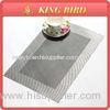 Eco-friendly Plastic PP Weave Placemat Dinner Accessory For Table Home Decoration