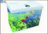 Custom White Mini / Large Aquarium Fish Tank , Glass Fish Tanks for Office / Home / Hotel