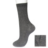 Grey and Pink Mid-calf Socks