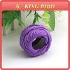 Multi color 70% Cotton30%Polyster Blend Yarn / cotton ball thread for knitting