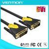 Plastic Casing 24 + 1 DVI to DVI Cable 19pin Copper Shielding Black DVI Male to Male Cables