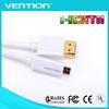 Flexible Type A to Type D Micro HDMI to High Speed HDMI Cable With Ethernet Male to Micro Male