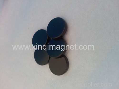 Round N48 NdFeB magnet NiCuNi and Black epoxy for speaker