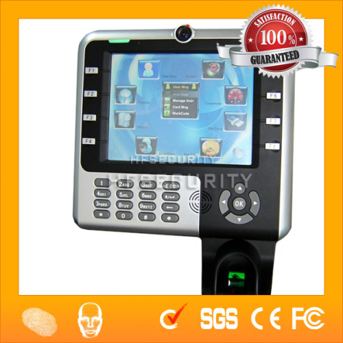 8 Inches TCP/IP Biometric Fingerprint Access Control and Emplyee Attendance System