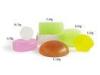 Colorful Translucent Natural Body Soaps Essential Extracts Glycerine Artsoap