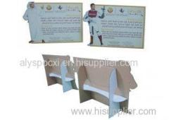 Supermarket cardboard standee, standee display