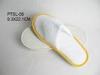 Yellow edge Disposable Hotel Slippers of cotton terry cloth with 5mm sole