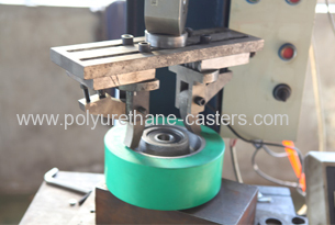 drive wheel rubber wheel with steel center