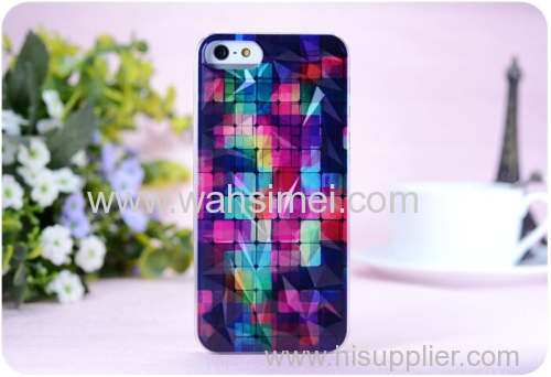 Coloured drawing and pattern diamond model phone cases cover for iphone 6 Samsung
