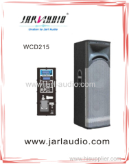2 x 15 in. Two-Way Professional Active Wooden Loudspeaker System with Class D Amplifier