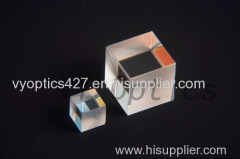 BK7 glass optical beamsplitter cube