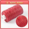 Dyed Spun Polyester Waxed Thread Functional Yarn Flame Retardant