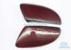 Full Replacement Red Carbon Fiber Mirror Covers For Volkswagen Passt CC 2009 - 2013
