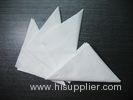 Table Setting Tissue White Paper Napkins , Cotton Dinner Napkins