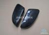 2010 - 2014 Volkswagen Polo Black Matte Carbon Fiber Mirror Covers For Glossy Surface