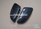 2010 - 2014 Volkswagen Polo Black Matte Carbon Fiber Mirror Covers For Glossy Surface