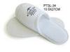 Washable Mens Open Toe Slippers For Hotels , Disposable Spa Slippers
