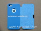 Ultrathin book Iphone Protective Covers , Wallet Shockproof iPhone 5S PU case