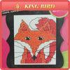 Gift crafts mini cross stitch kit lovely fox DIY sewing for children