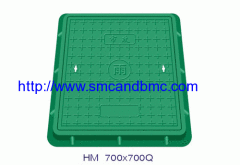 HOUDE brand Square inspection SMC FRP material manhole cover waterproof